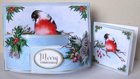 Christmas Bullfinch Bendi Fold BUNDLE by Margaret McCartney