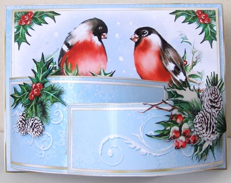 Christmas Bullfinch Bendi Fold BUNDLE by Margaret McCartney