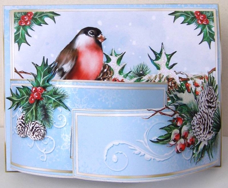 Christmas Bullfinch Bendi Fold BUNDLE by Margaret McCartney