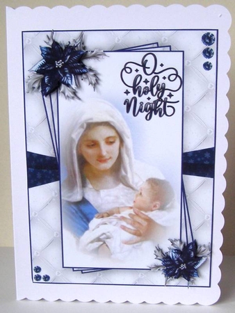 O Holy Night 5X7 Mini Kit #1       ,    by Margaret McCartney