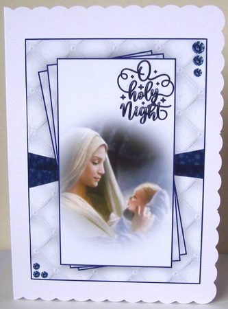 O Holy Night 5X7 Mini Kit #2       ,    by Margaret McCartney