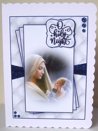 O Holy Night 5X7 Mini Kit #2       ,    by Margaret McCartney