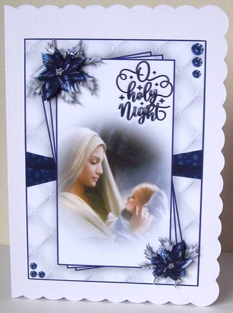 O Holy Night 5X7 Mini Kit #2       ,    by Margaret McCartney