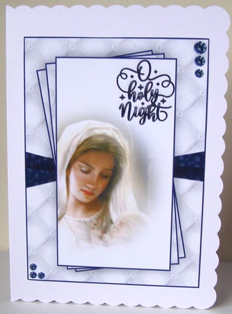 O Holy Night 5X7 Mini Kit #3       ,    by Margaret McCartney