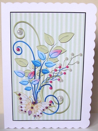 card front and insert by Margaret McCartney