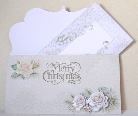 Christmas Roses Gift Voucher- 7 by Margaret McCartney
