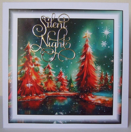 Simple Alcohol Ink Colourful Christmas 5 by Margaret McCartney