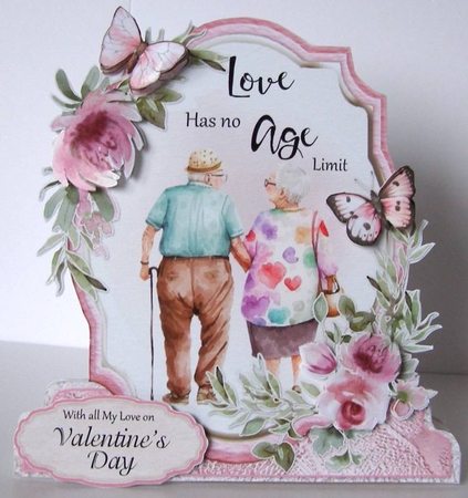 Eternal Love 2 XL Shaped Card Kit by Margaret McCartney