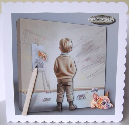 budding artist in the making  by Margaret McCartney