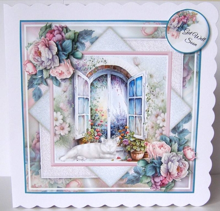 The Cottage Window 02 Mini Page Kit by Margaret McCartney
