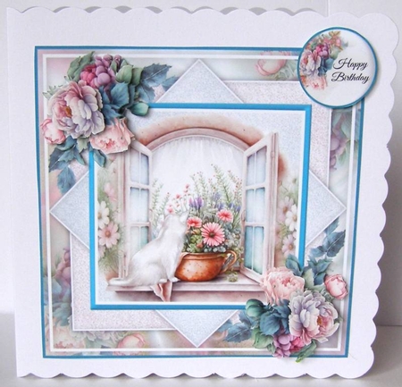 The Cottage Window 03 Mini Page Kit by Margaret McCartney