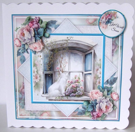 The Cottage Window 04 Mini Page Kit by Margaret McCartney