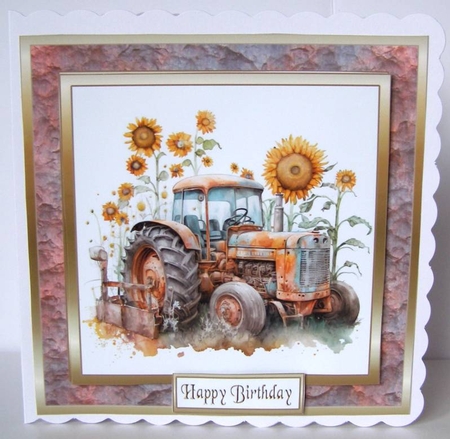 SC Old tractor by Margaret McCartney