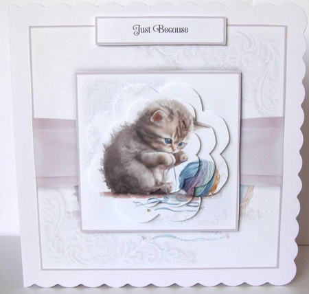 Kitten with Wool Bumper Set No.2 by Margaret McCartney