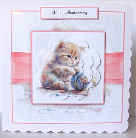 Kitten with Wool Bumper Set No.2 by Margaret McCartney