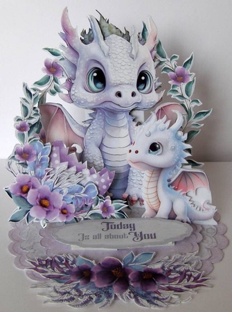 Dragon the Kids Up 1 Triple Easel by Margaret McCartney