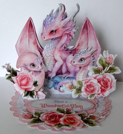 Dragon the Kids Up 2 Triple Easel by Margaret McCartney