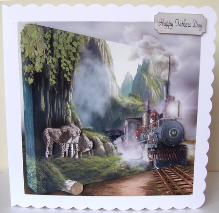 cheetahs v train by Margaret McCartney