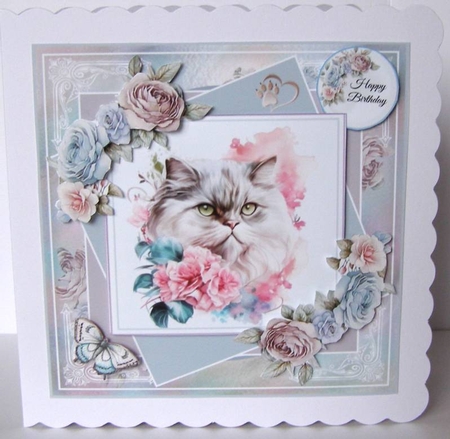 Paws And Flowers 03 Mini Page Kit by Margaret McCartney