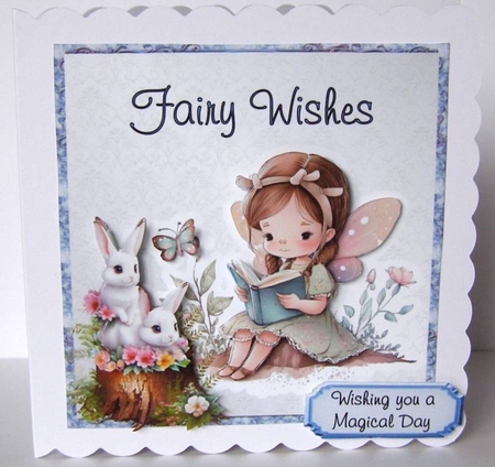 Fairy Birthday Bumper Kit 14 - 10 sheets, Card fronts, decoupage, inserts, and greeting boxes by Margaret McCartney