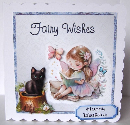 Fairy Birthday Bumper Kit 14 - 10 sheets, Card fronts, decoupage, inserts, and greeting boxes by Margaret McCartney