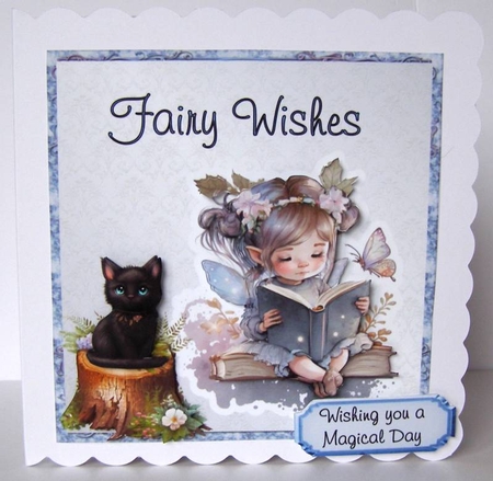 Fairy Birthday Bumper Kit 14 - 10 sheets, Card fronts, decoupage, inserts, and greeting boxes by Margaret McCartney