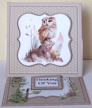Owl Easel Mini Kit by Margaret McCartney