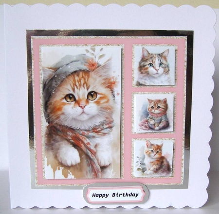 Family of cats 2 by Margaret McCartney