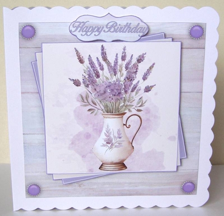 Lavender Vase Mini Kit  by Margaret McCartney