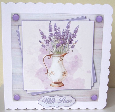 Lavender Vase Mini Kit  by Margaret McCartney