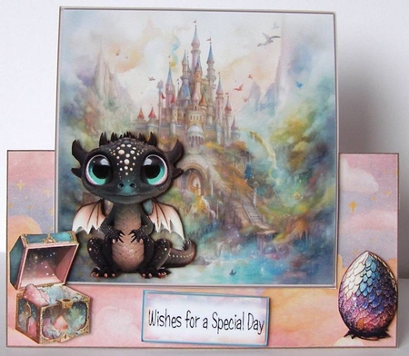 Magical Birthday Over the Edge card Kit by Margaret McCartney