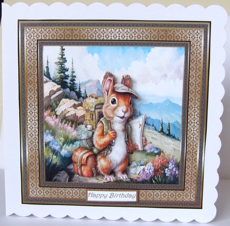 Squirrel adventure 7x7 by Margaret McCartney