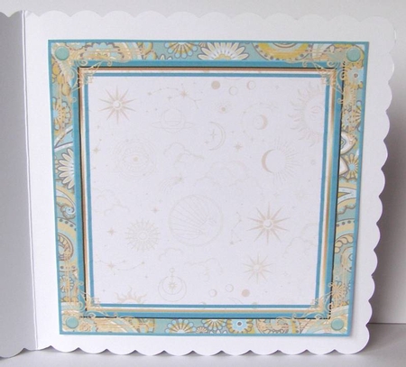 Astrology 7x7ins Blank Insert by Margaret McCartney