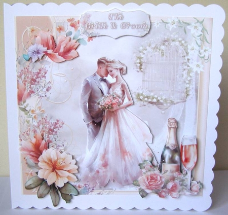 Peaches Bride and Groom Mini Kit by Margaret McCartney
