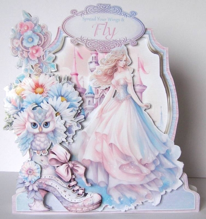Pretty Pastel Princess 10 XL Shaped Card Kit by Margaret McCartney