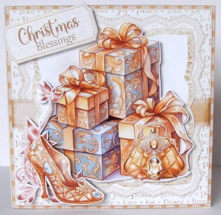 Shimmer Gold Christmas 9 Mini Kit by Margaret McCartney