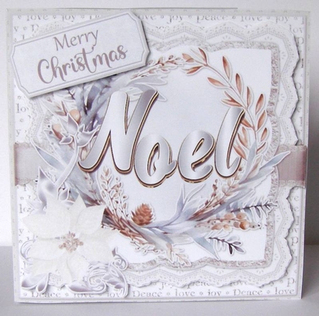 Shimmer Silver Christmas 5 Mini Kit by Margaret McCartney