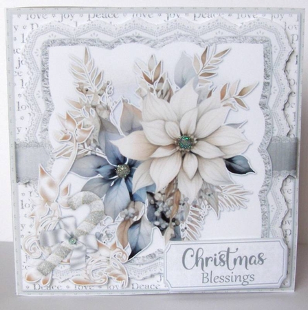 Shimmer Silver Christmas 6 Mini Kit by Margaret McCartney
