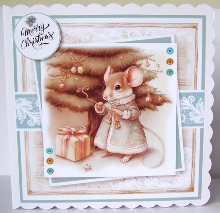The Night Before Christmas Card & Topper Set by Margaret McCartney