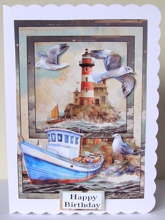 Sea Scene Topper by Margaret McCartney