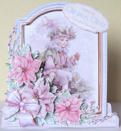 Spreading Christmas Cheer 14 1 XL Shaped Card Kit by Margaret McCartney