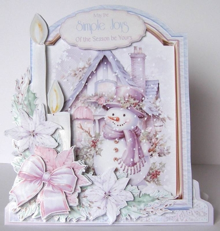 Spreading Christmas Cheer 18 1 XL Shaped Card Kit by Margaret McCartney