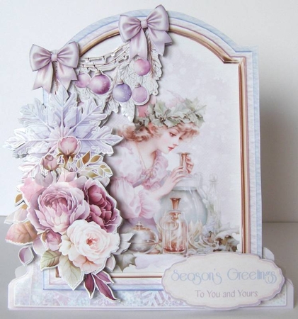 Spreading Christmas Cheer 19 1 XL Shaped Card Kit by Margaret McCartney