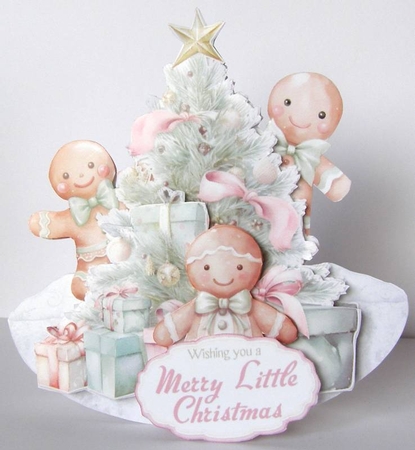 Heres to Christmas 3 Rocker Card by Margaret McCartney