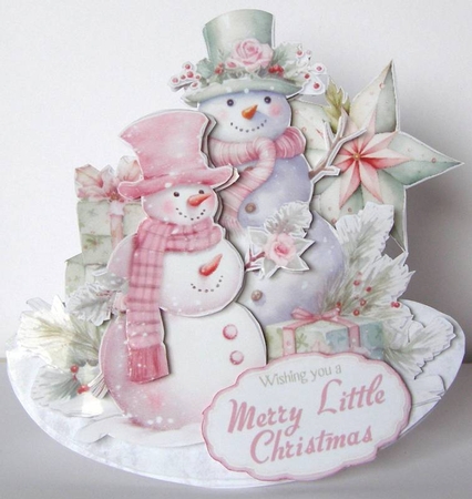 Heres to Christmas 4 Rocker Card by Margaret McCartney
