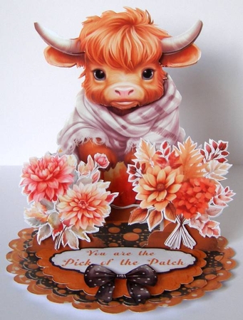 Pumpkin Spice 2 Triple Easel by Margaret McCartney