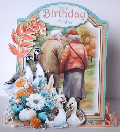Colours of Autumn 1 XL Shaped Card Kit by Margaret McCartney