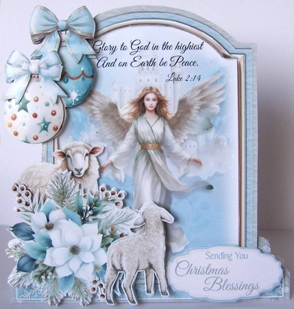 Infant Holy 2 XL Shaped Card Kit by Margaret McCartney
