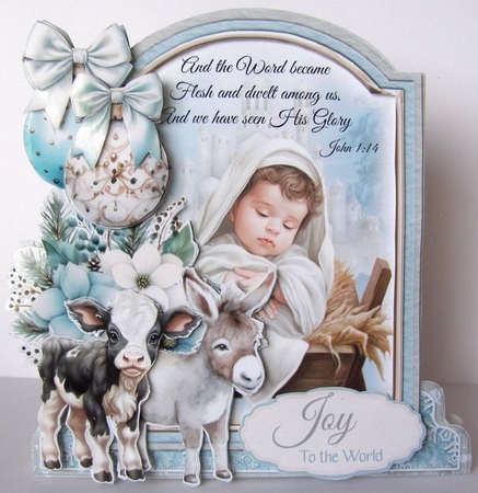 Infant Holy 4 XL Shaped Card Kit by Margaret McCartney