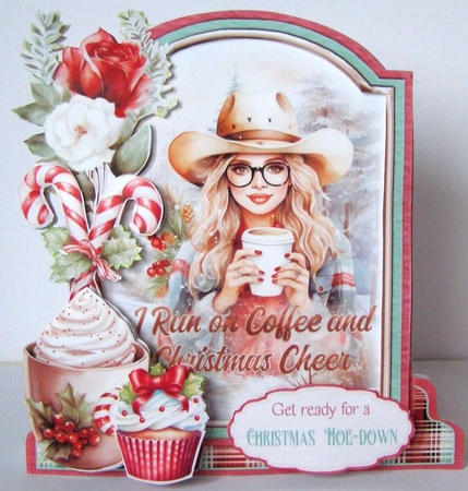 Wild West Christmas 3 XL Shaped Card Kit by Margaret McCartney